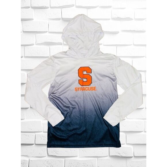 Colosseum Youth Large (16-18) Women’s Small Syracuse Hooded Long Sleeve Shirt - Picture 1 of 8